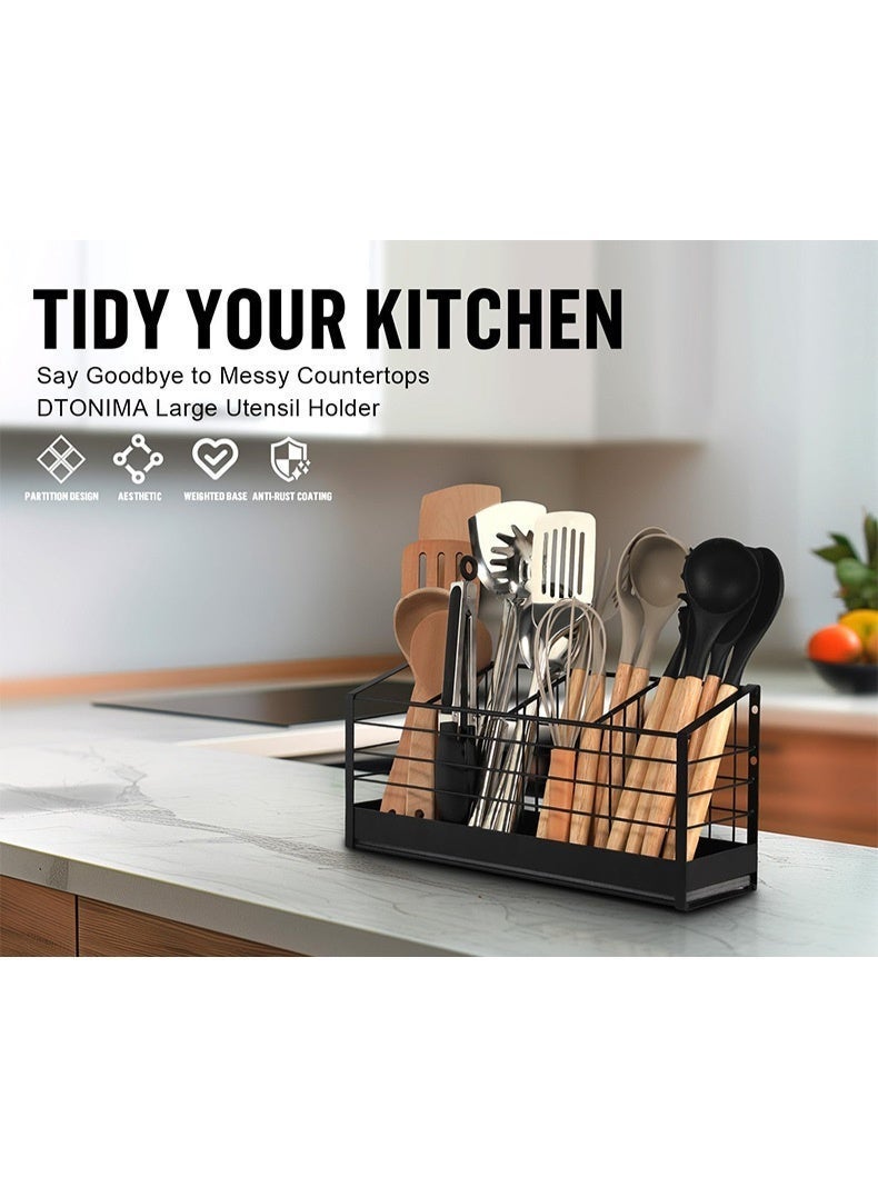 FUOE Wall-mounted kitchen dish rack - silicone coated dish organizer with chopstick holder and diatomaceous earth base. A countertop storage rack for spoons, forks, and kitchen utensils, this space-saving modern kitchen dish rack offers convenient storage. - Image 4